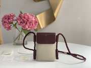 Uubags Chloé Key Mini Crossbody Bag In Burgundy 13x3x18cm - 1