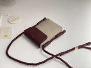 Uubags Chloé Key Mini Crossbody Bag In Burgundy 13x3x18cm - 2