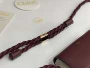 Uubags Chloé Key Mini Crossbody Bag In Burgundy 13x3x18cm - 5