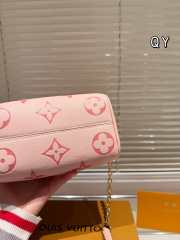 Uubags | Louis Vuitton Nano Speedy Bandoulière Pink Bag 20cm - 6