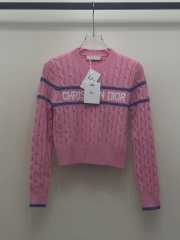 Uubags | Dior long sleeve sweater in pink - 1