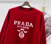 Uubags | Prada set sweater with pants in red - 2