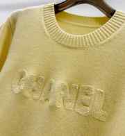 Uubags | Chanel set sweater with pants in yellow - 4