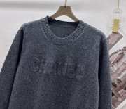 Uubags | Chanel set sweater with pants in grey - 3