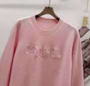 Uubags | Chanel set sweater with pants in pink - 3