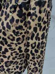 Uubags | Valentino Y2K Sparkle Leopard Feather Trim Top Set - 4