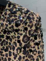 Uubags | Valentino Y2K Sparkle Leopard Feather Trim Top Set - 2