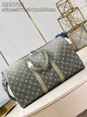 Uubags | Louis Vuitton M11718 Keepall Bandoulière 45 Bag In Khaki Green 45x27x20cm - 2