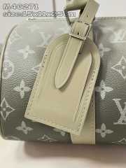 Uubags | Louis Vuitton M46271 Keepall Bandoulière 25 Bag In Khaki Green 25x15x11cm - 6