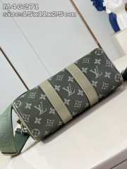 Uubags | Louis Vuitton M46271 Keepall Bandoulière 25 Bag In Khaki Green 25x15x11cm - 5