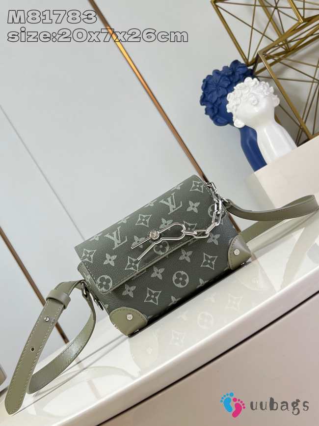 Uubags | Louis Vuitton M11543 Steamer Bag In Khaki Green 18x11x6.5cm - 1