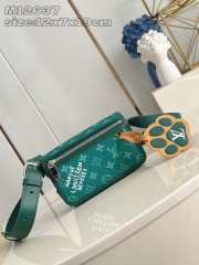 Uubags | Louis Vuitton M12637 Bosphorus Bag In Green 19x12x7cm - 1