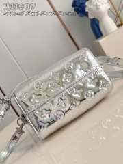 Uubags | Louis Vuitton Speedy Bag Silvery Patent leather 20x15x12.5cm - 2