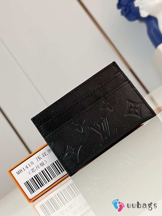 Uubags | Louis Vuitton M81415 Double Card Holder Monogram In Black 11x7x1.5cm - 1