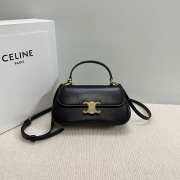 Uubags | Celine Teen Lola in shiny calfskin bag in black 20x11.5x5cm - 1