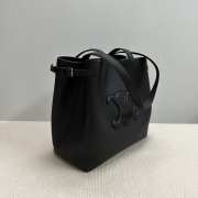 Uubags | Celine Cabas Anais Cuir Triomphe Bag in Black Grained Calfskin 54x29.5x15cm - 3