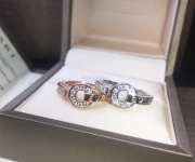 Uubags | Bvlgari 18 kt gold ring set with pavé diamonds  - 3