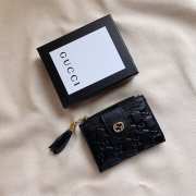 Uubags | Gucci Bi-fold wallet in black 12x9cm - 2