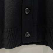 Uubags | Ami Paris Black Logo Wool Cardigan - 3