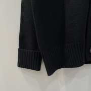 Uubags | Ami Paris Black Logo Wool Cardigan - 5