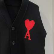 Uubags | Ami Paris Black Logo Wool Cardigan - 6