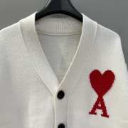 Uubags | Ami Paris White Logo Wool Cardigan - 6