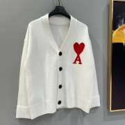 Uubags | Ami Paris White Logo Wool Cardigan - 5