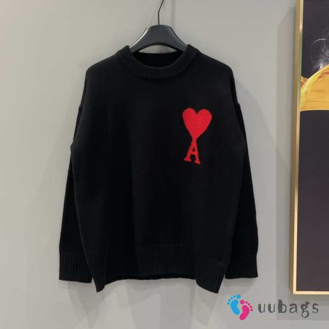 Uubags | Ami Paris sweater in black - 1