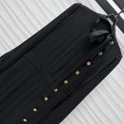 Uubags | Louis Vuitton 1AGNLY dress is crafted from smooth Crepe de Chine silk in black - 6