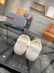 Uubags | Prada leather sneaker in Ivory - 4