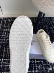 Uubags | Prada leather sneaker in Ivory - 2