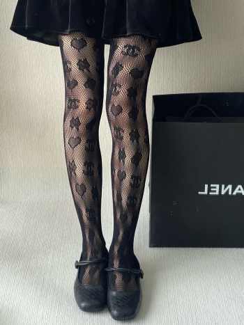 Uubags | Chanel pantyhose in black 