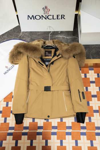 Uubags | Moncler Ski Down Jacket In Brown 