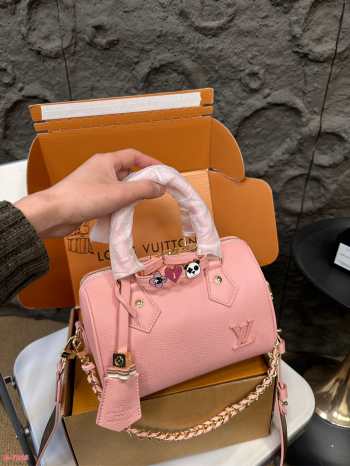 Uubags | Louis Vuitton M24604 Speedy Bandoulière Bag In Pink 20.5x13.5x12cm