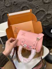 Uubags | Louis Vuitton M24604 Speedy Bandoulière Bag In Pink 20.5x13.5x12cm - 5