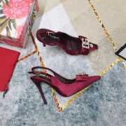 Uubags | Dolce & Gabbana high heel in dark red 11cm - 2