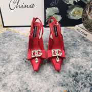 Uubags | Dolce & Gabbana high heel in red 11cm - 3