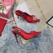 Uubags | Dolce & Gabbana high heel in red 11cm - 5