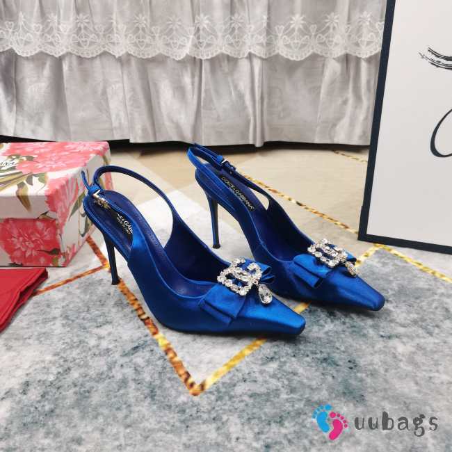 Uubags | Dolce & Gabbana high heel in blue 11cm - 1