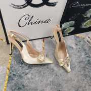 Uubags | Dolce & Gabbana high heel in beige 11cm - 3