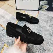 Uubags | Dolce & Gabbana Suede loafers in black - 6