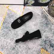 Uubags | Dolce & Gabbana Suede loafers in black - 5