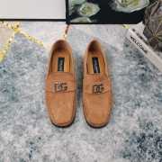 Uubags | Dolce & Gabbana Suede loafers in brown - 5