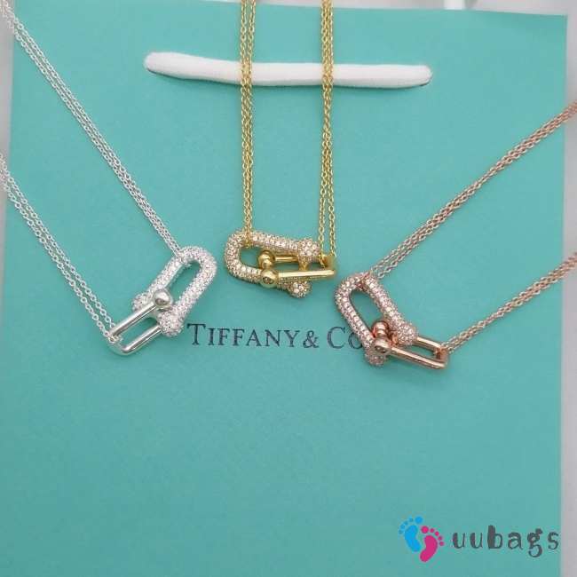 Uubags | Tiffany Hardwear Large Double Link Pendant in Sterling Silver  - 1