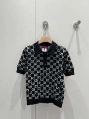 Uubags | Gucci reversible GG wool jacquard polo shirt - 1