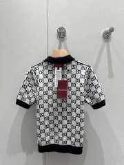 Uubags | Gucci reversible GG wool jacquard polo shirt - 4