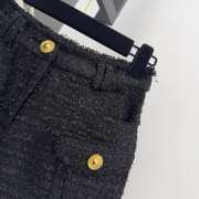 Uubags | Balmain tweed skirt in black - 4