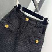 Uubags | Balmain tweed skirt in black - 3