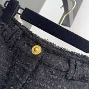 Uubags | Balmain tweed skirt in black - 2