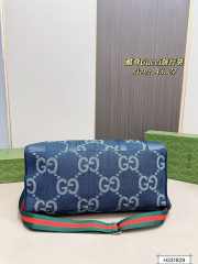 Uubags | Gucci large bag in blue denim 45x27x20cm - 6